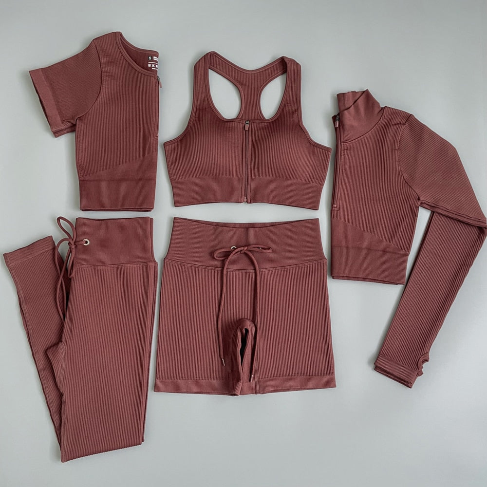 Seamless Yoga Tracksuit Sportswear