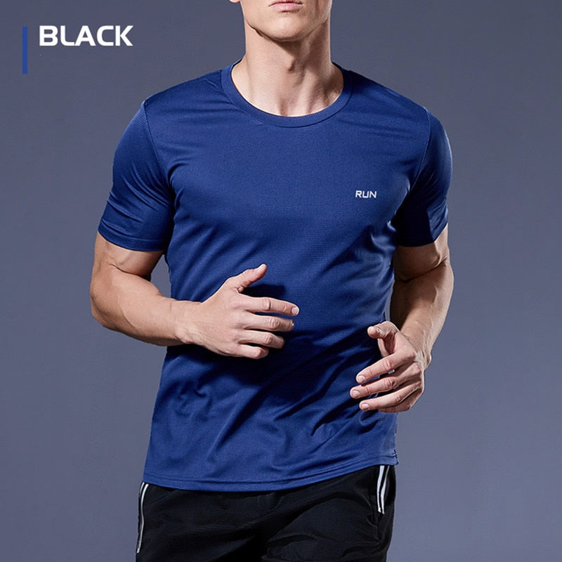 Multicolor Quick Dry Short Sleeve Sport T Shirt Gym Jerseys Fitness Shirt Trainer Running T-Shirt