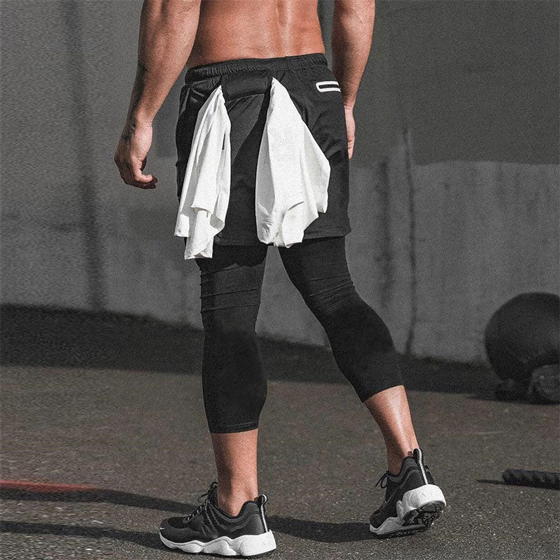 Fitness Running Shorts 2 In 1 Sportswear