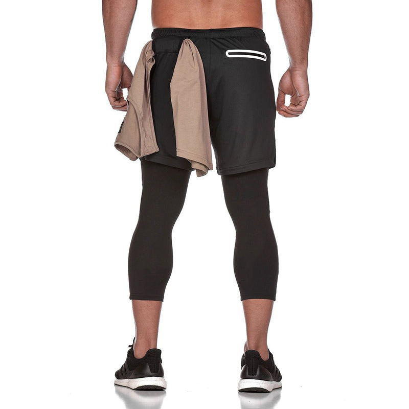 Fitness Running Shorts 2 In 1 Sportswear