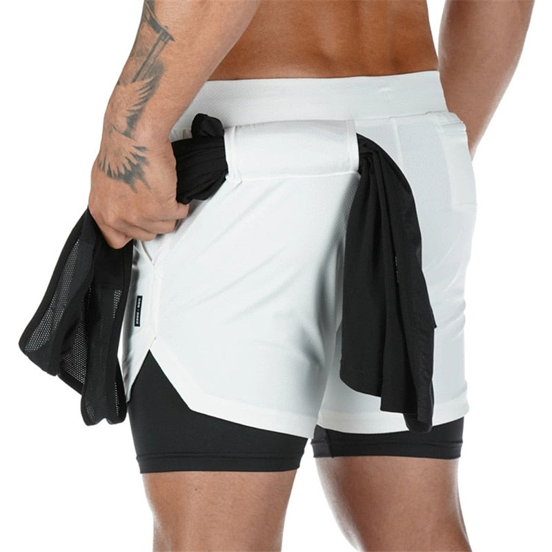 2022 Running Shorts  2 In 1 Sportswear