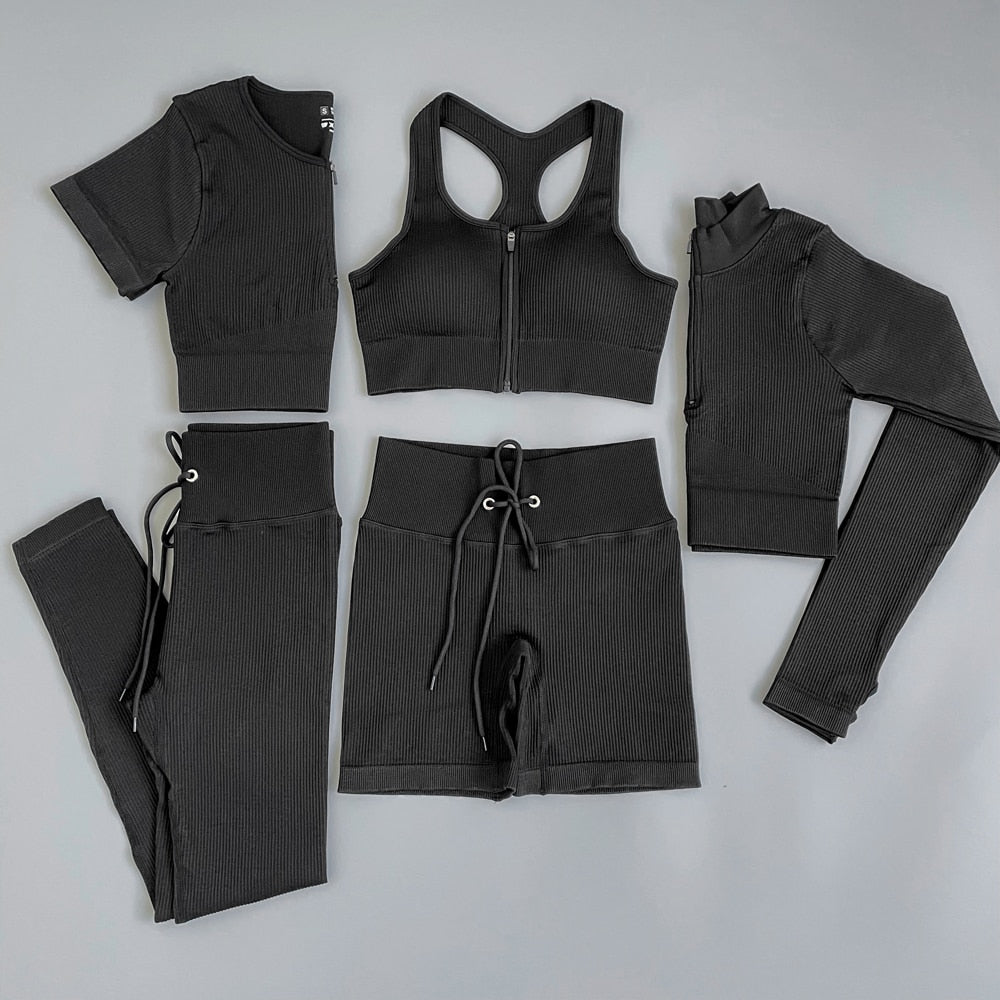 Seamless Yoga Tracksuit Sportswear