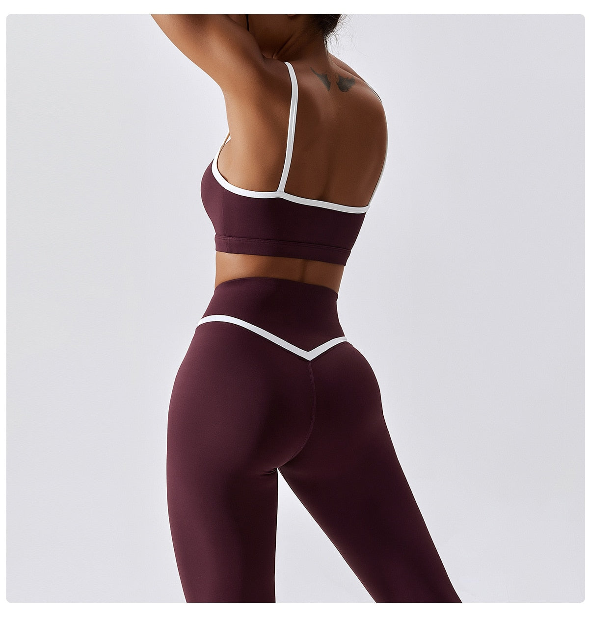 Yoga Clothing Sets Women High Waist Leggings And Top Seamless Tracksuit Fitness Workout Outfits Gym Sports Wear Two Piece Set