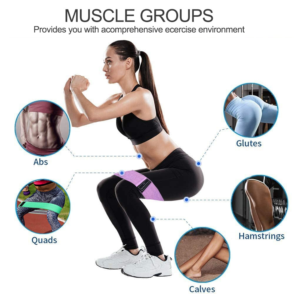 Fitness Elastic  Resistance Bands Booty Bands