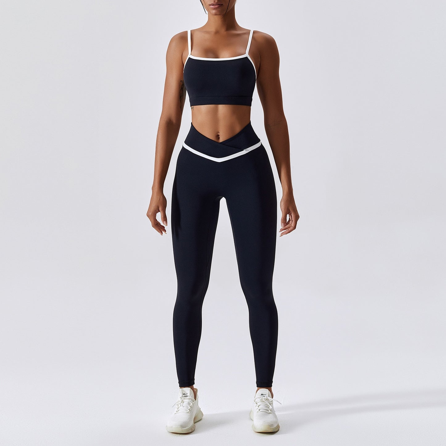 Yoga Clothing Sets Women High Waist Leggings And Top Seamless Tracksuit Fitness Workout Outfits Gym Sports Wear Two Piece Set