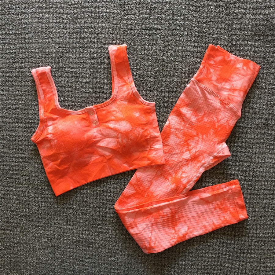 2022 Seamless Yoga Set Snap Bra