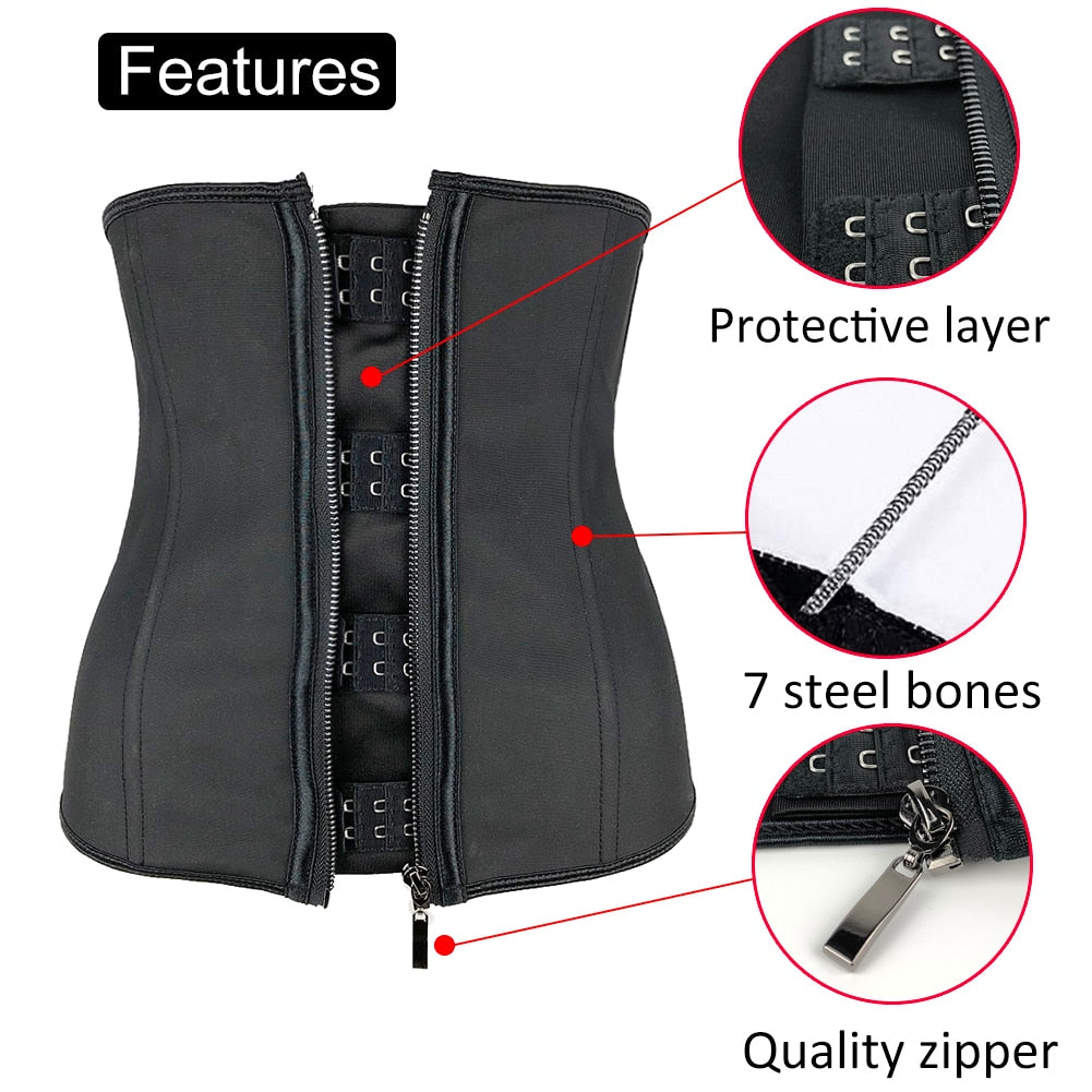 Latex Waist Trainer Body Shaper Corset