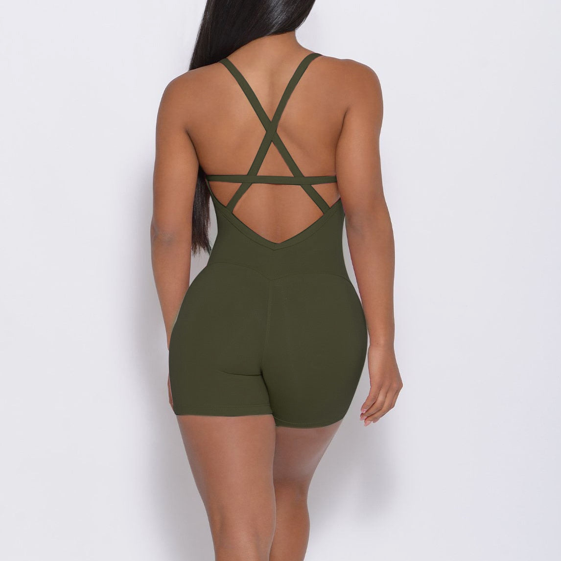 Backless Yoga Bodycon Catsuit