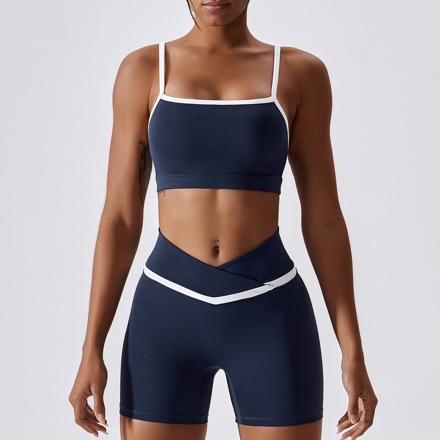 Yoga Clothing Sets Women High Waist Leggings And Top Seamless Tracksuit Fitness Workout Outfits Gym Sports Wear Two Piece Set