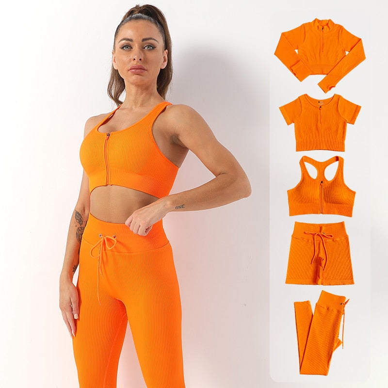 Seamless Yoga Tracksuit Sportswear