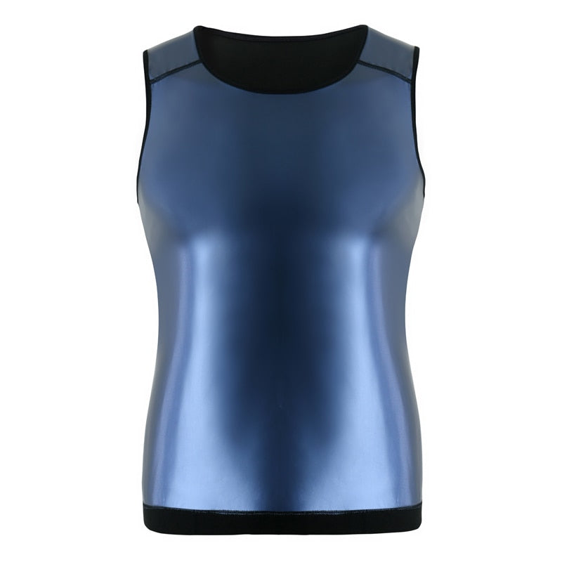 Sauna Shapers  Workout Vest Sweat Enhancing Tank Top Premium Slimming Shapewear Waist Trainer Heat Trapping Fitting Shirt