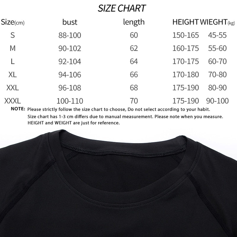 Gym T Shirt Men Bodybuilding Quick-drying Fitness Compression Shirt Running Workout Man Sports First Layer Sportswear